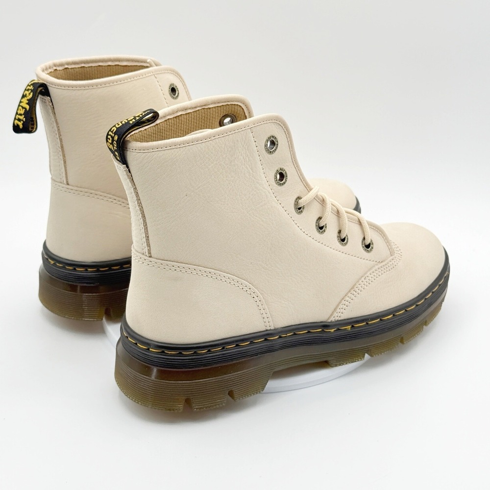 Dr Martens Charlee Chukka Boot 9 Womens Parchment Beige Milled Nubuck Waterproof - Picture 8 of 9